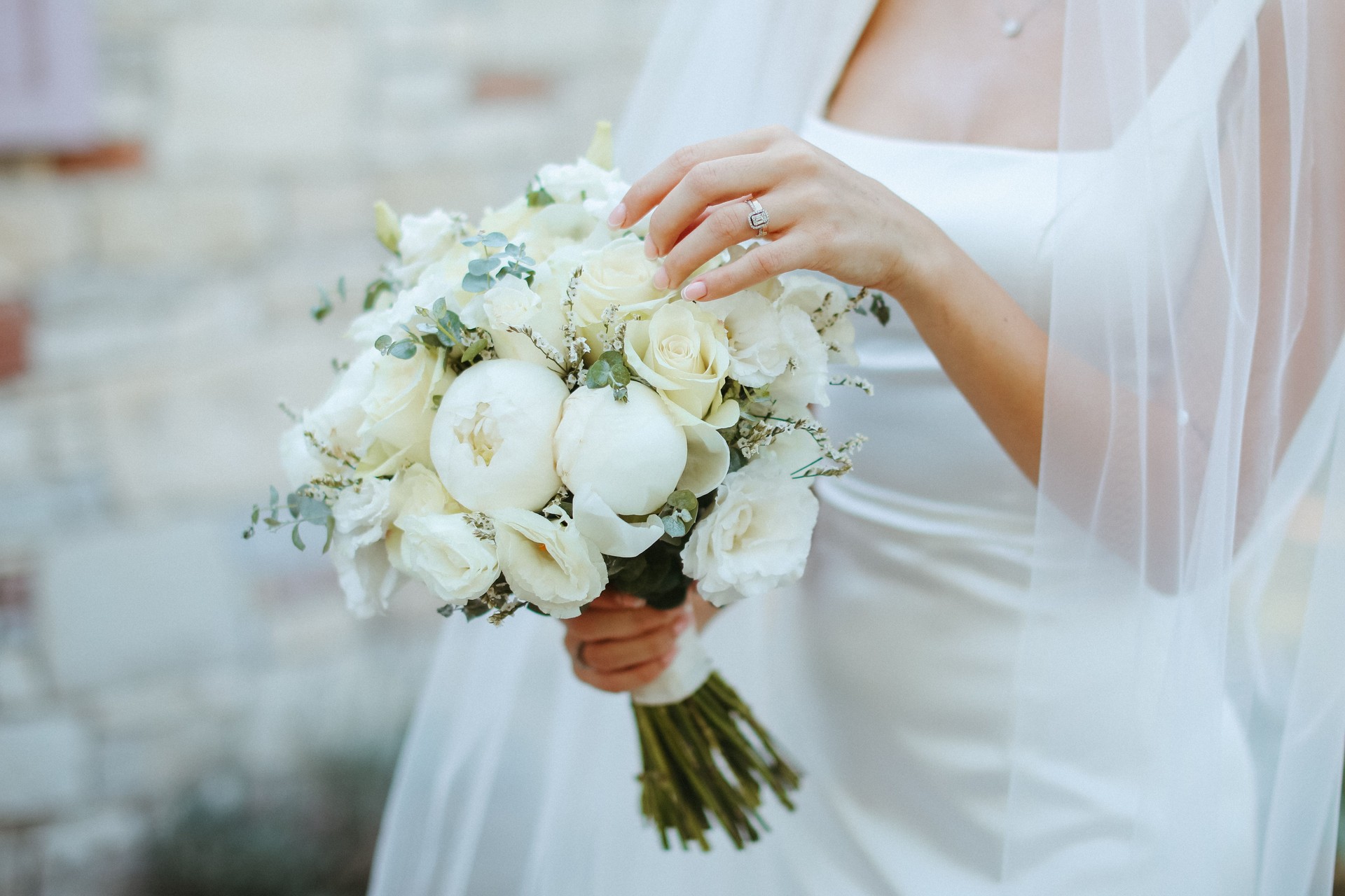 Rustic wedding bouquet